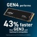 Crucial P3 Plus 2TB PCIe Gen4 3D NAND NVMe M.2 SSD