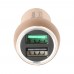 Verbatim Dual Output Metallic Car Charger (Gold)