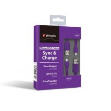 MicroUSB Cable 2 pcs Set - Purple